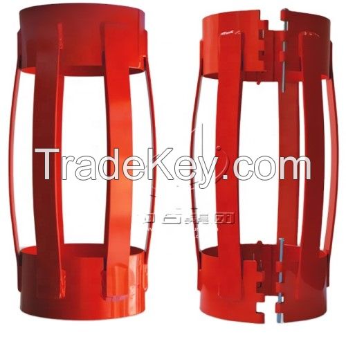 API Oilfield Drilling cementing casing spiral Casing Centralizer non welded bow type for wholesale