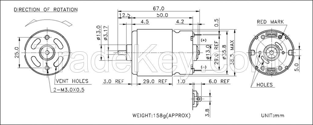 DC MOTOR R-540SMC