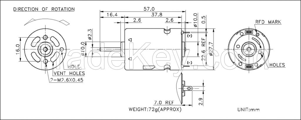 DC MOTOR R-380SMC