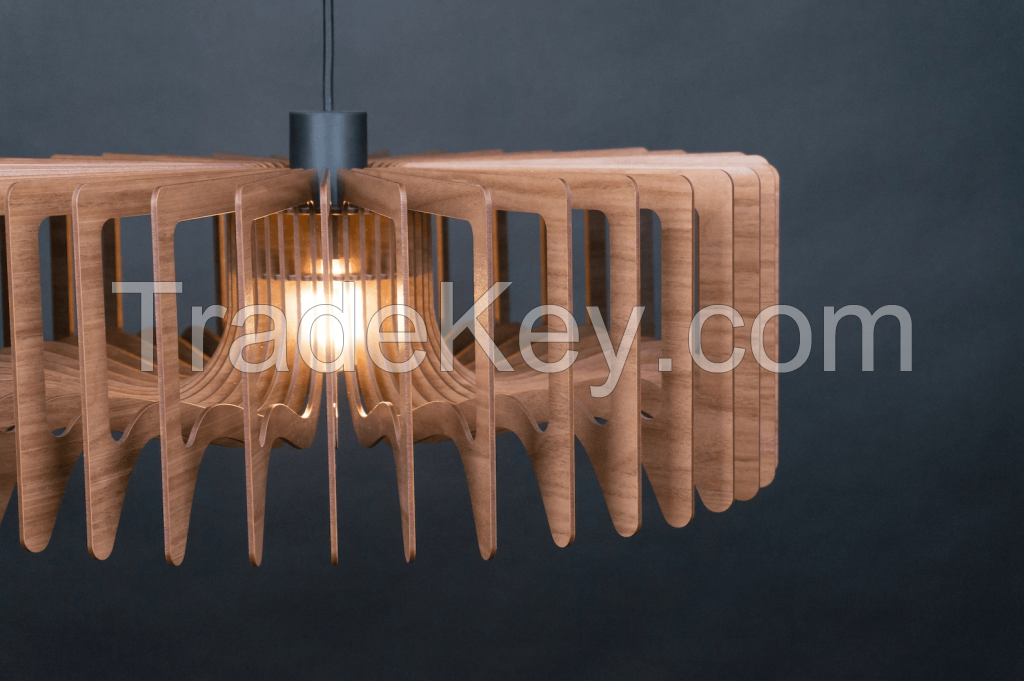 Wooden Pendant Light 2001