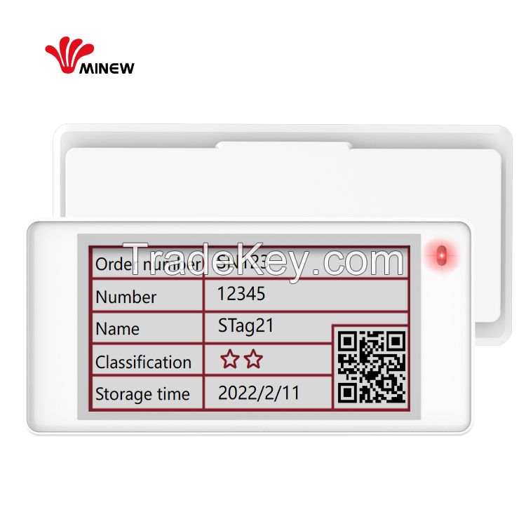 MinewTag DZ026 Super Thin Ble ESL Electronic Shelf Label for Supermarket