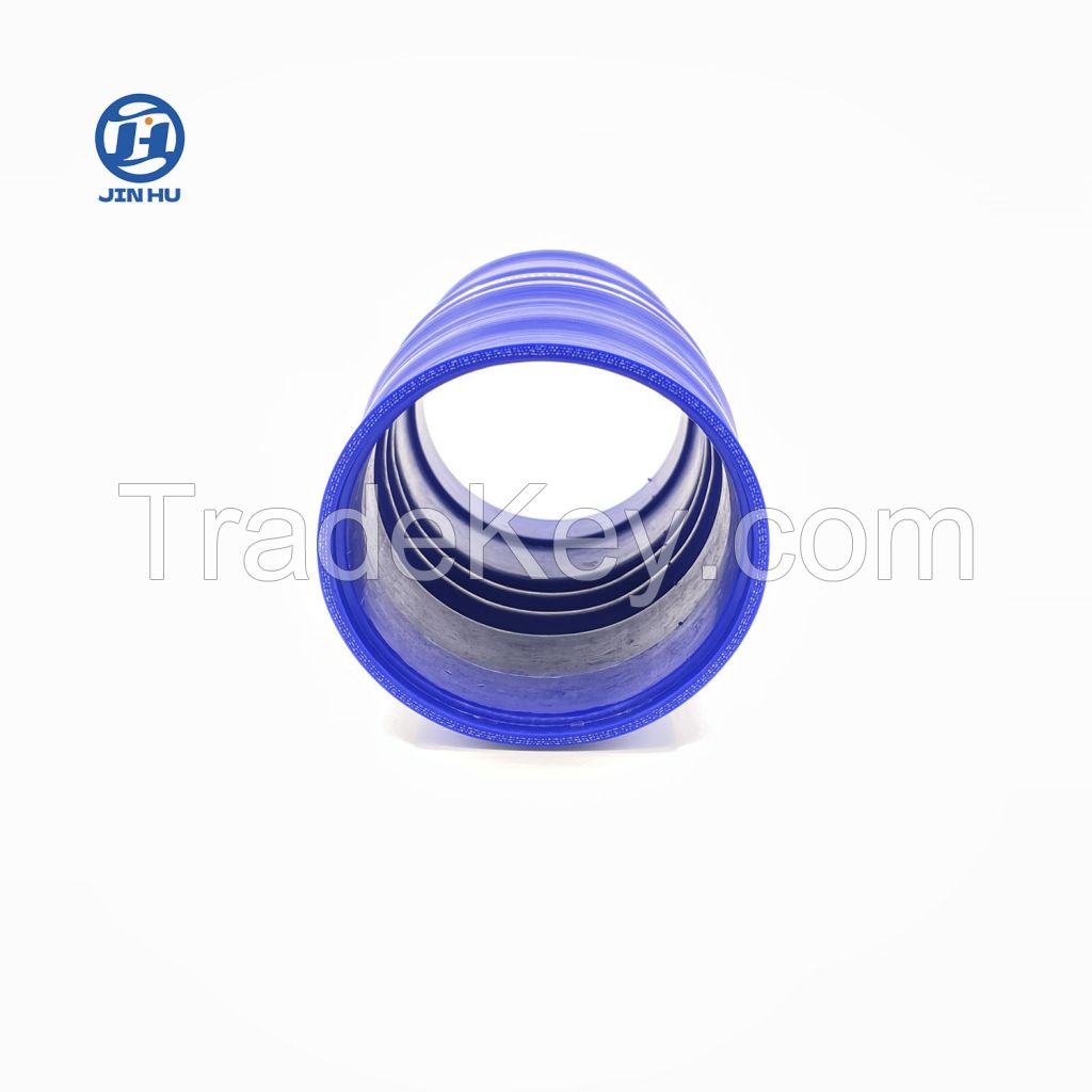 Steel Ring Hump Customized Silicone Hose for Auto Parts