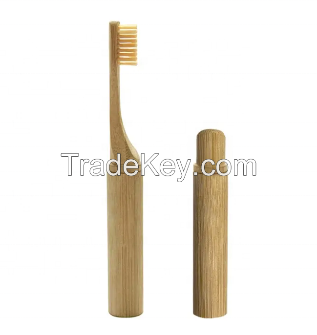 Customized Logo Packing OEM Bamboo Charcoal Bristle Bamboo Toothbrush