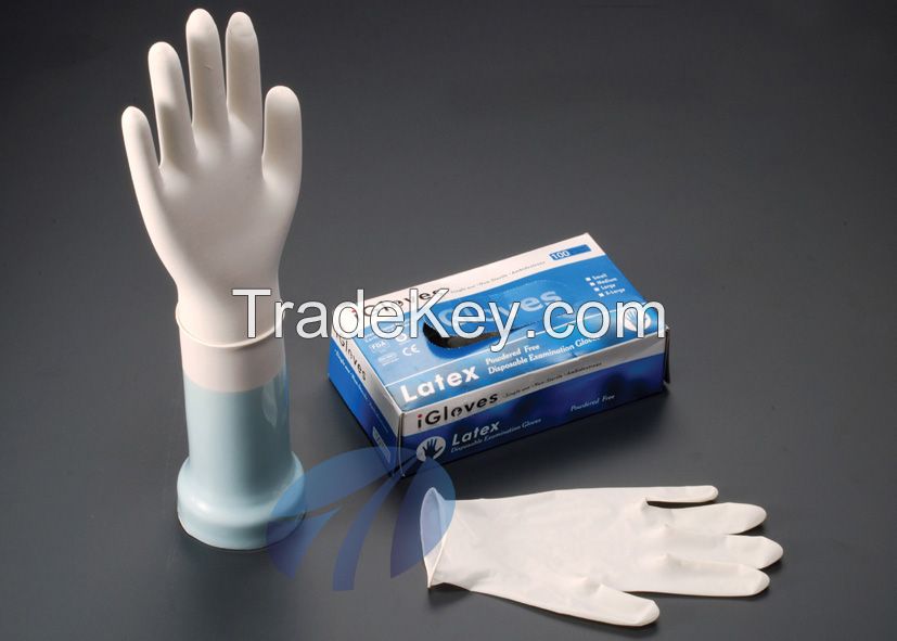 Disposable latex glovees prices guantes de latex  glovees  in Malaysia