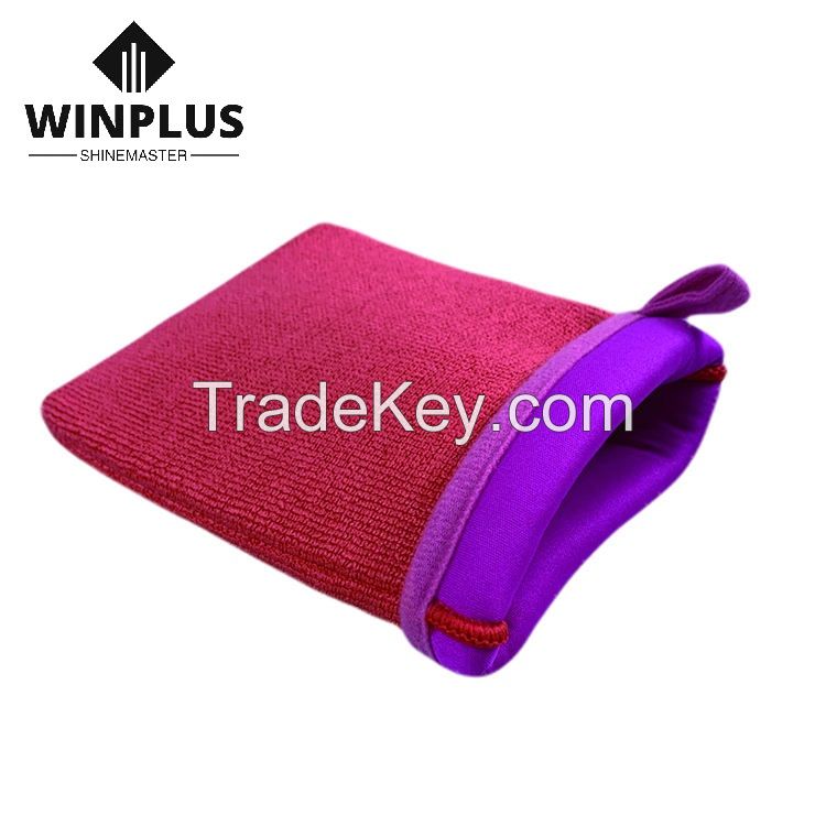 Premium Pink Color Car Cleaning clay mitt ( without cuffs. )