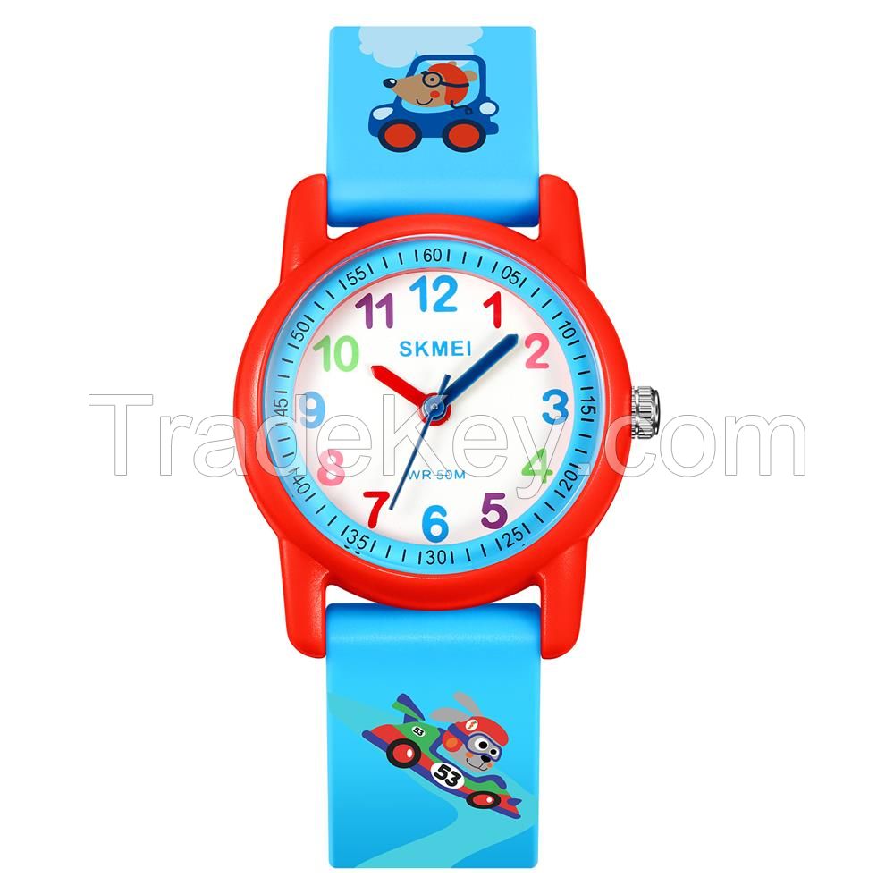 2023 New Skmei Watches For Kids Children Cartoon Watches