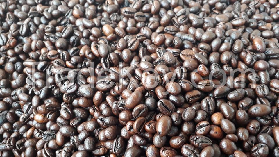 ROBUSTA COFFEE BEAN ROASTED FOR WHOLESALE EXPORT STANDARD