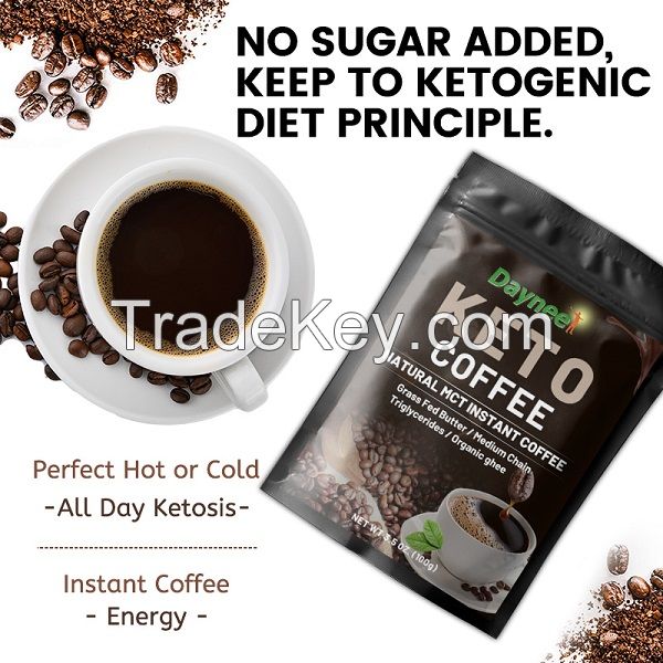 Keto Coffee Custom Diet instant Keto coffee creamer MCT lose weight Dietary supplements Burn Fat Slim Keto Coffee powder