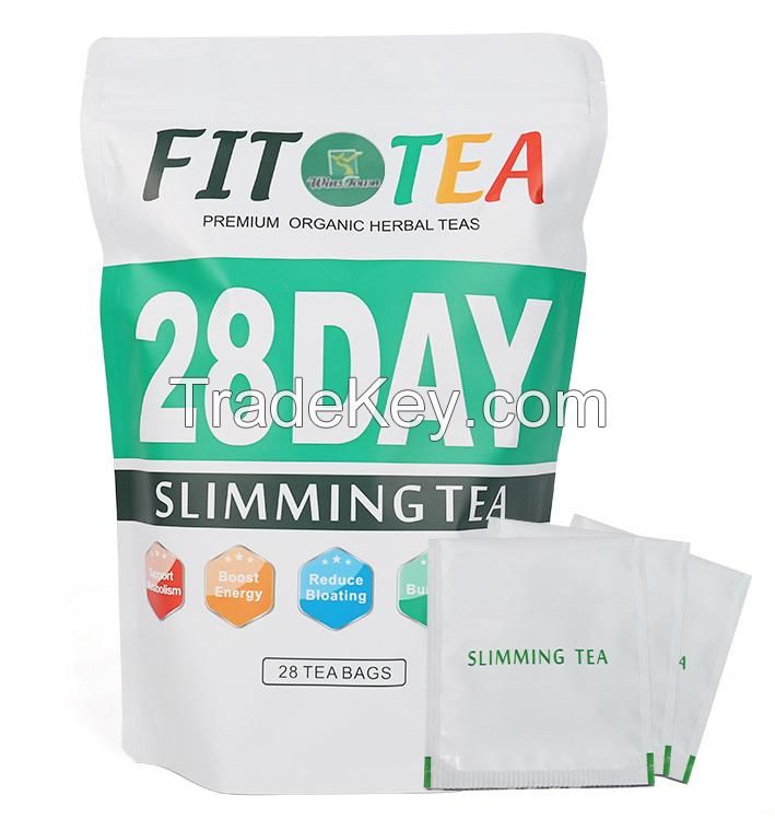 Your logo 28 days private label detox slim tea , colon cleanser senna leaf teabag cleansing body