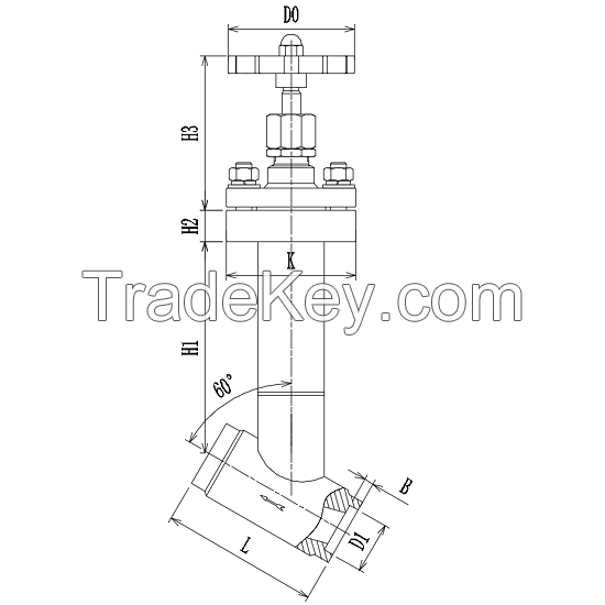Cryogenic Vacuum Jacketed Valve/Globe Valve