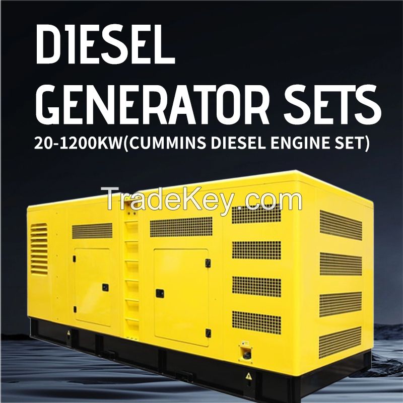 Diesel generator set (silent) 20-1200KW(Cummins diesel set)