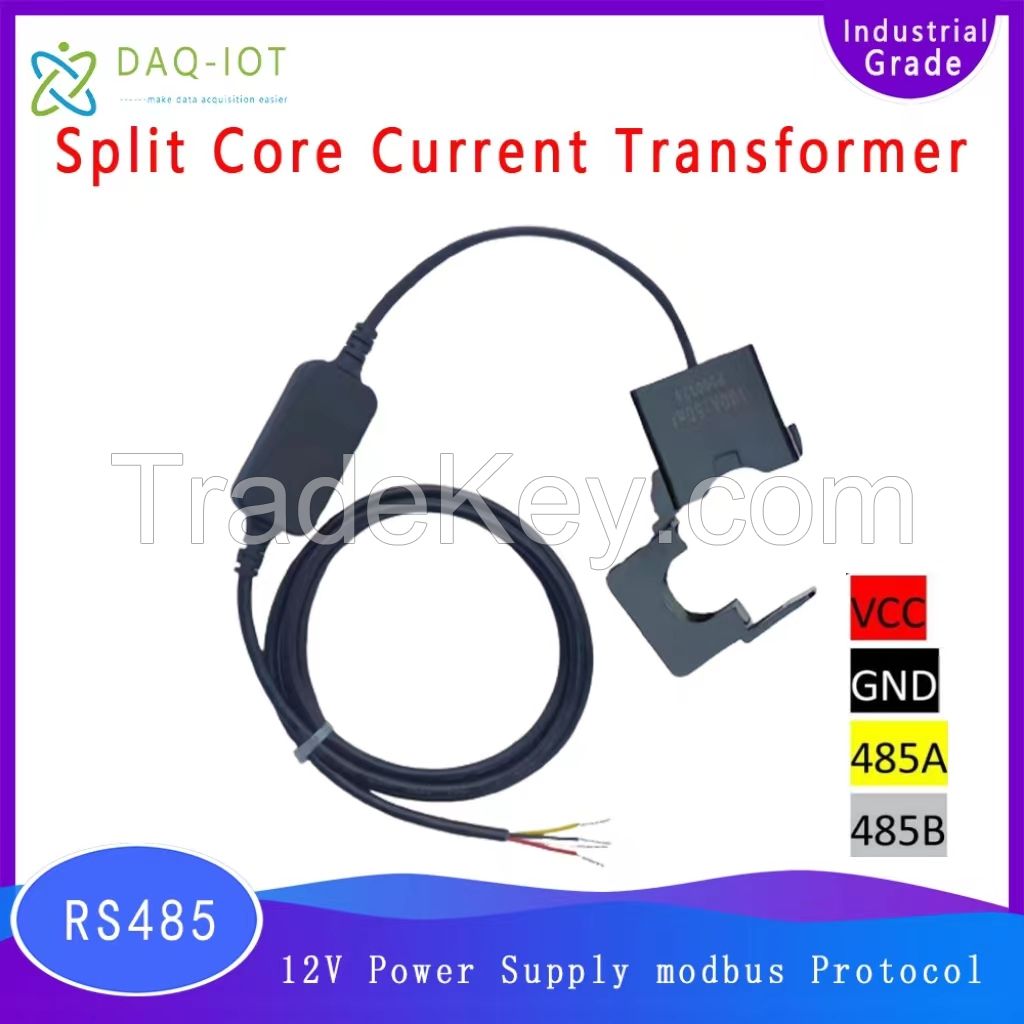 Modbus RS485 12V Operation Status Monitoring Split Core Current Transformer