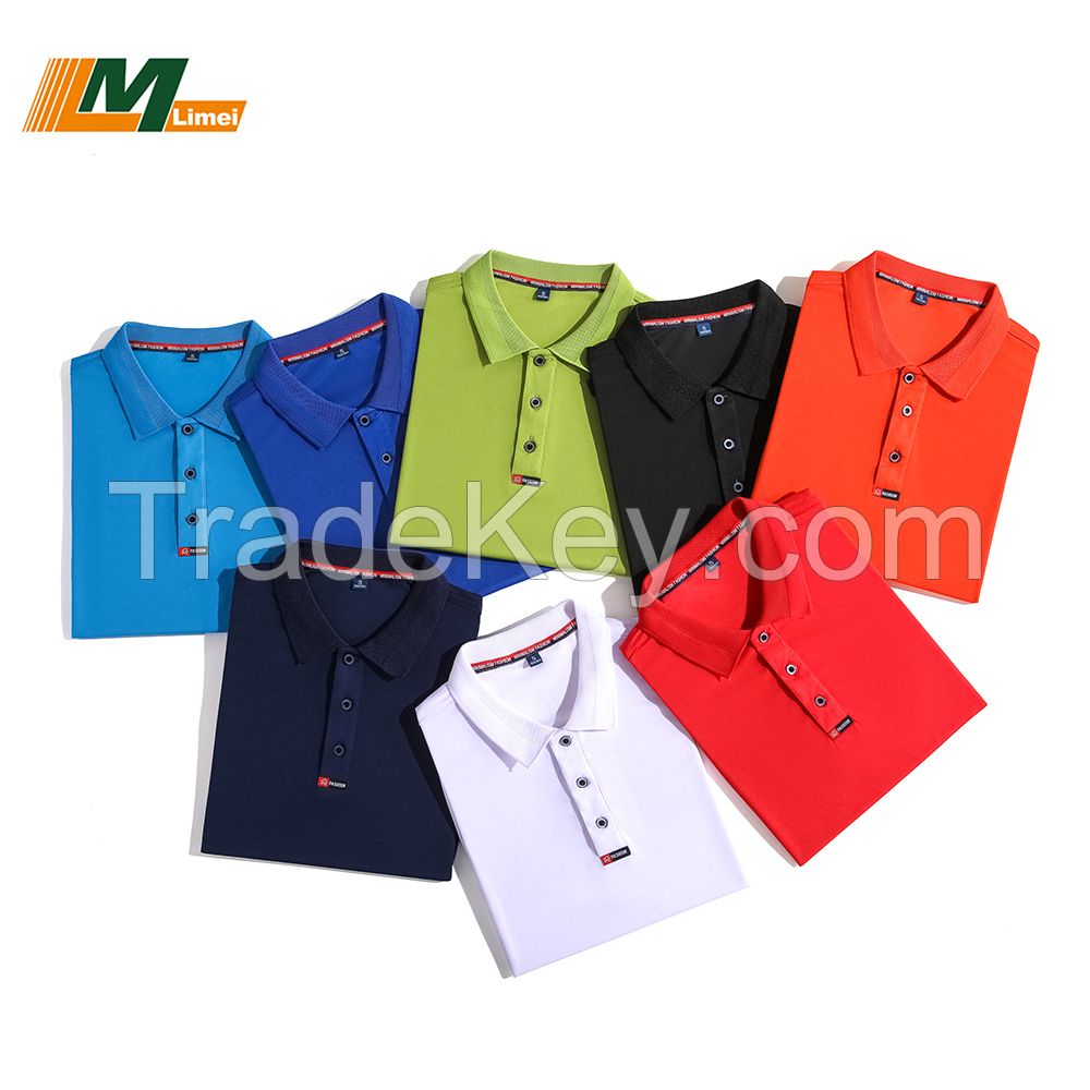 Custom Men and Women Polo Shirt Brand Quality China Factory Short Sleeve High Quality 