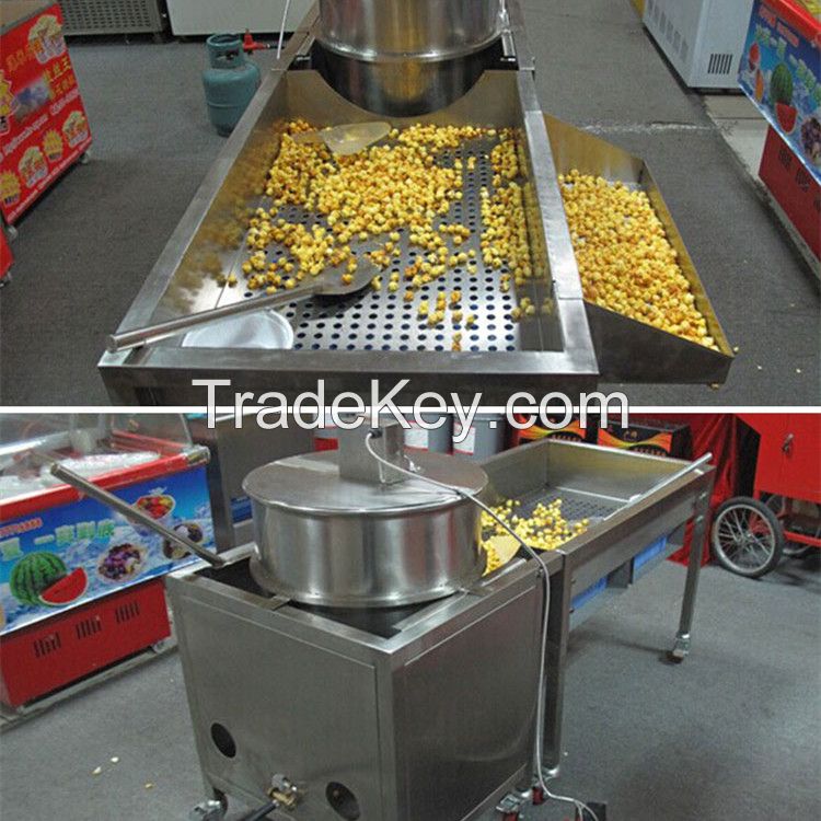 Safe controlling puffed rice cannon popcorn machine