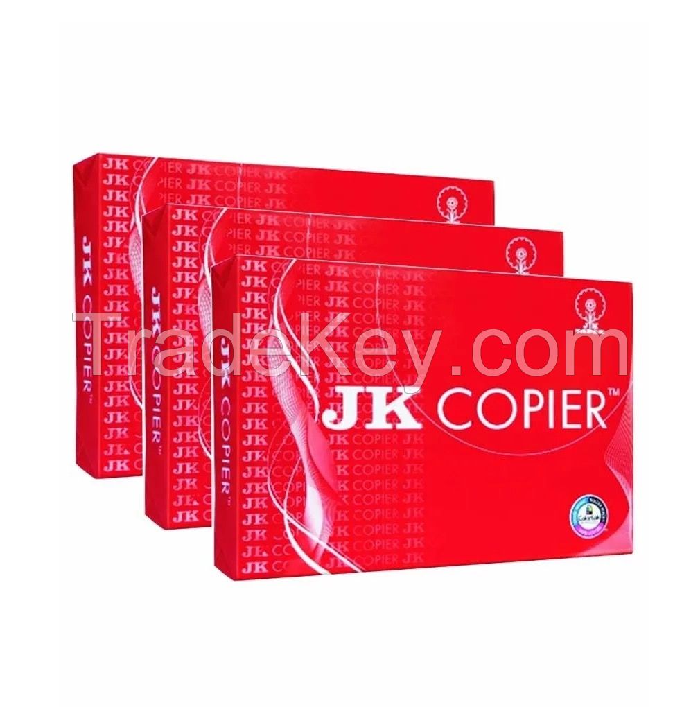  JK A4 Paper Price A4 size copy copier paper 80 gsm / white paper 500 Sheet Per Ream for sale