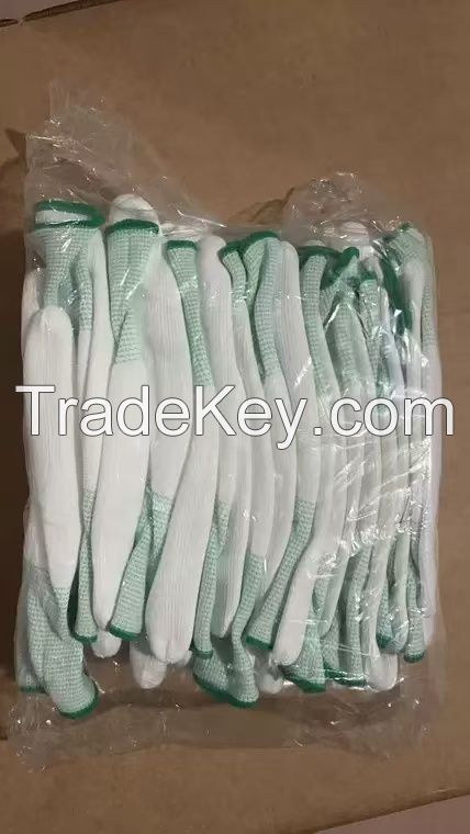 Custom Logo Work Safety Hand Gloves PU Coated Gloves