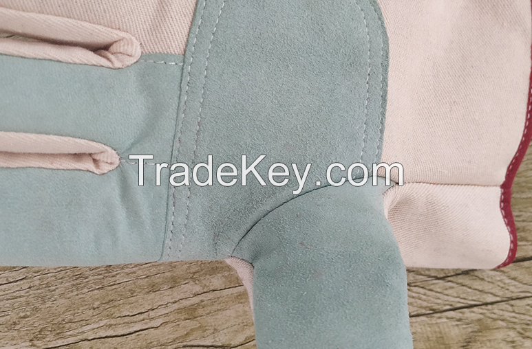 Wholesale Canvas Gloves Labor protection Double Thickness Repair Car Handling Electric Welding Safety protection Labor