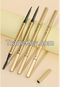 Double headed eyebrow pencil eyebrow brush Waterproof eyebrow pencil