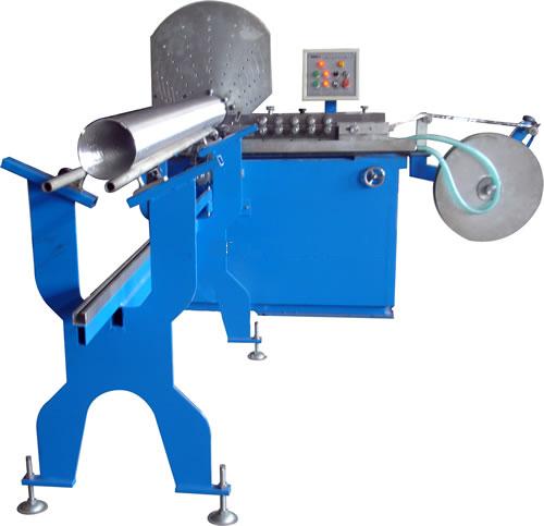 Aluminum foil flexible duct forming machine