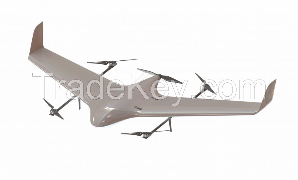 Airmobi V21 Full Electric VTOL Drone - UAV Platform -90 Minutes @ 1.5kg