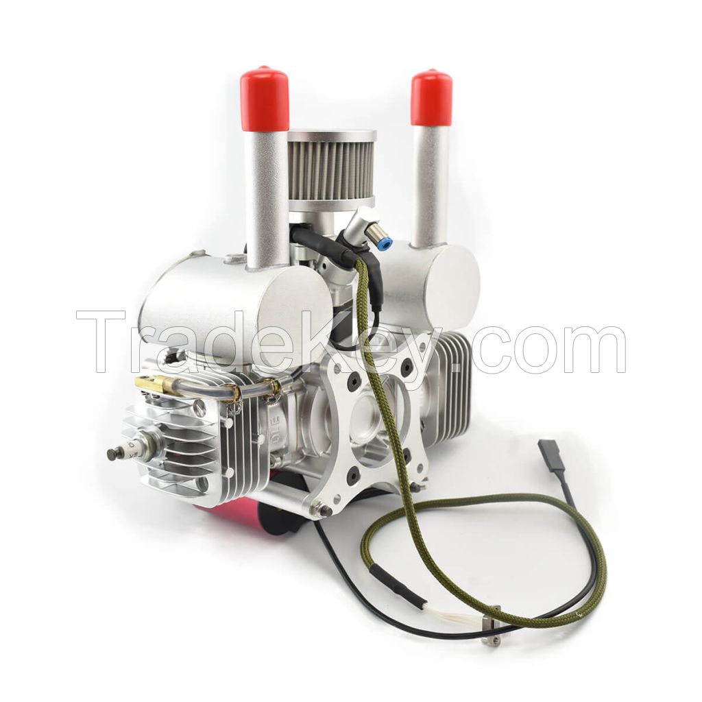 DLE60 EFI UAV Engine with Electric Starter-61cc Twin-Cylinder EFI Engine for Drones
