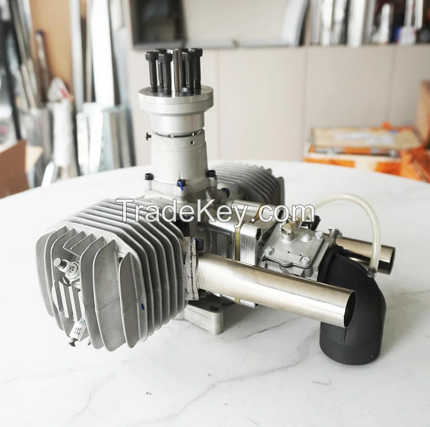 DE170 170cc Air-Cooled Twin-Cylinder 2-Stroke Engine
