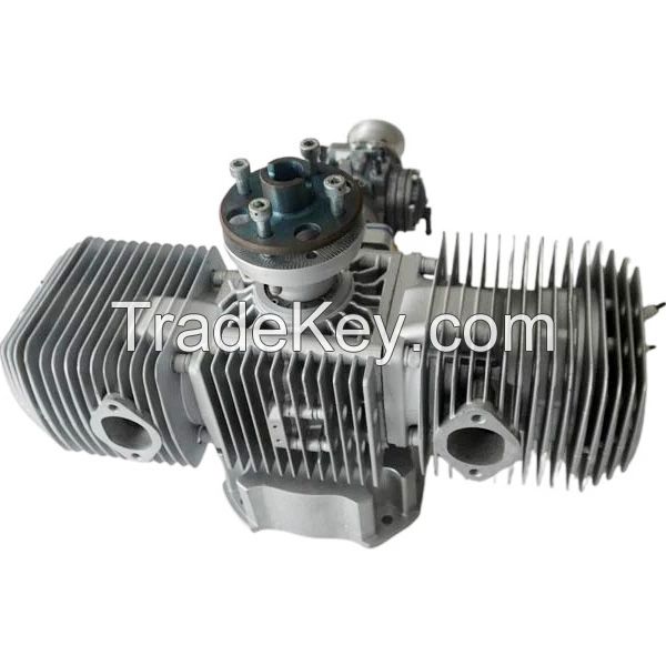 DE500 500cc Twin-Cylinder Air-Cooled Engine for Large Industrial UAVs