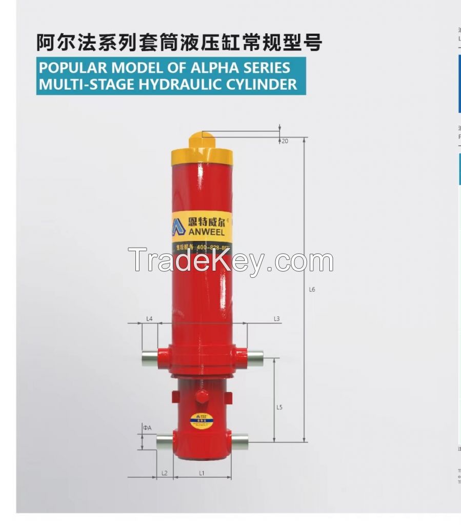 Alpha Series Multi-stage Hydraulic Cylinder