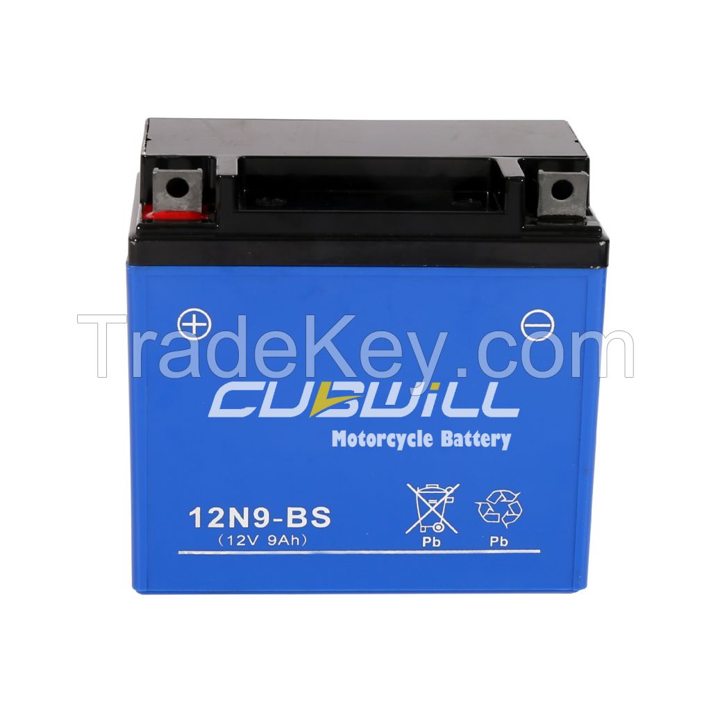 China 12V4Ah Special motorcycle batteries YT4L-BS sealed maintenance free lead acid motorcycle battery for Yamaha Honda CG125