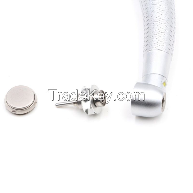 Push Button Type Turbine Dental High Speed Handpiece with LED Light