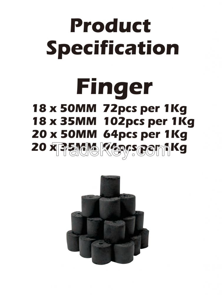 COCONUT SHELL CHARCOAL BRIQUETTES