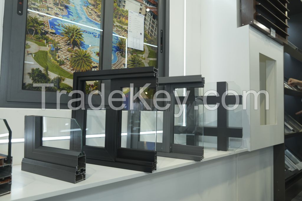 Powder Coated Aluminium Extrusion – White / Bronze / Custom Colors Available