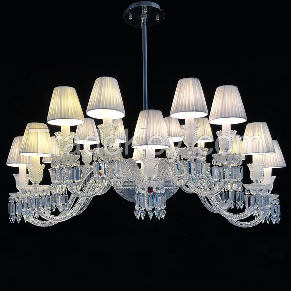 Luxury 16 Light Oval Dining Crystal Chandelier