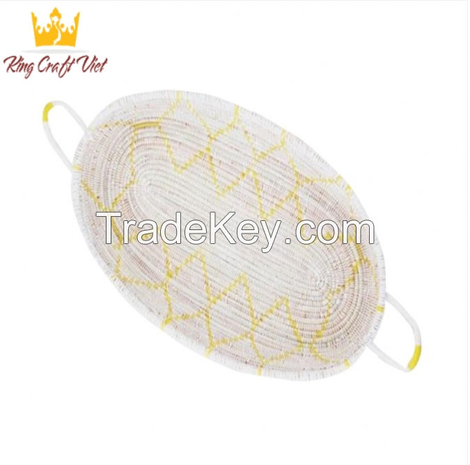 High Quality Seagrass Newborn Changing Bassinet With Secure Safety Belt Eco-Friendly Handwoven Made In Vietnam