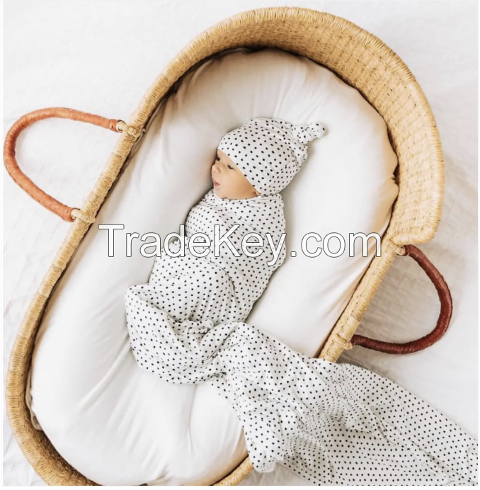 High Quality Handwoven Seagrass Baby Changing Basket Convenient Basket For Baby From Vietnam