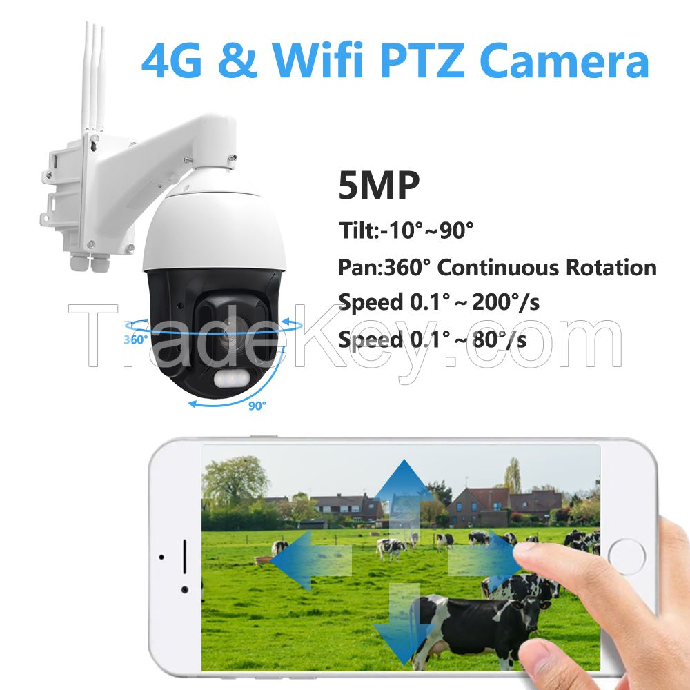 7 Inch 33X 44X IR 300M PTZ Camera