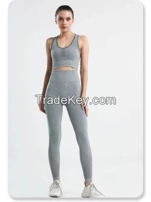 Custom Logo Women Active Wear Yoga Apparel Breathable Soft Gym Fitness Sets