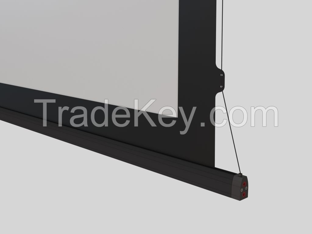 Tab Tensioned  Motorized Projector Screen