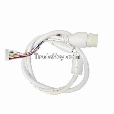 001 Mx1.25-8Pin Rj45 Mother Wiring Harness With Connector Detail At Both Ends Of Line End For IP Camera Cable