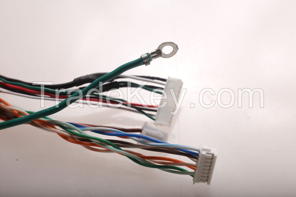 036 Factory Supply High Quality Connector Coaxial Cable RJ45F DC5.5 Chassis Custom Wire Cable Harness Assembly