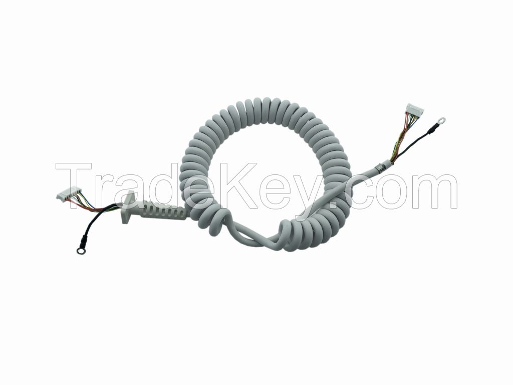 056 HS PH8P/2.0-8P/1.25 51cm For HID-2132 Telephone Coil Cable Telecom System Cable Ring terminal