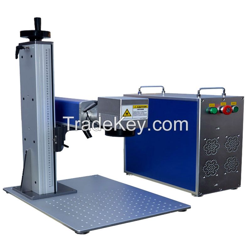 Portable Fiber Metal Laser Marker 30w/50w/100w for Surface Deep Marking 