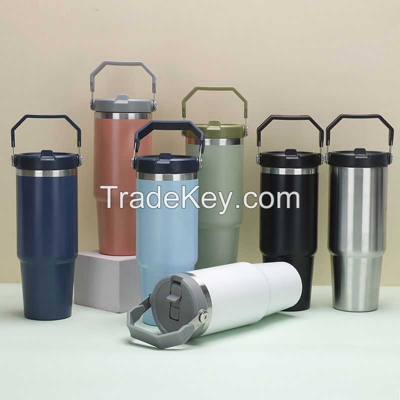 30 Oz Stainless Steel Car Bottle