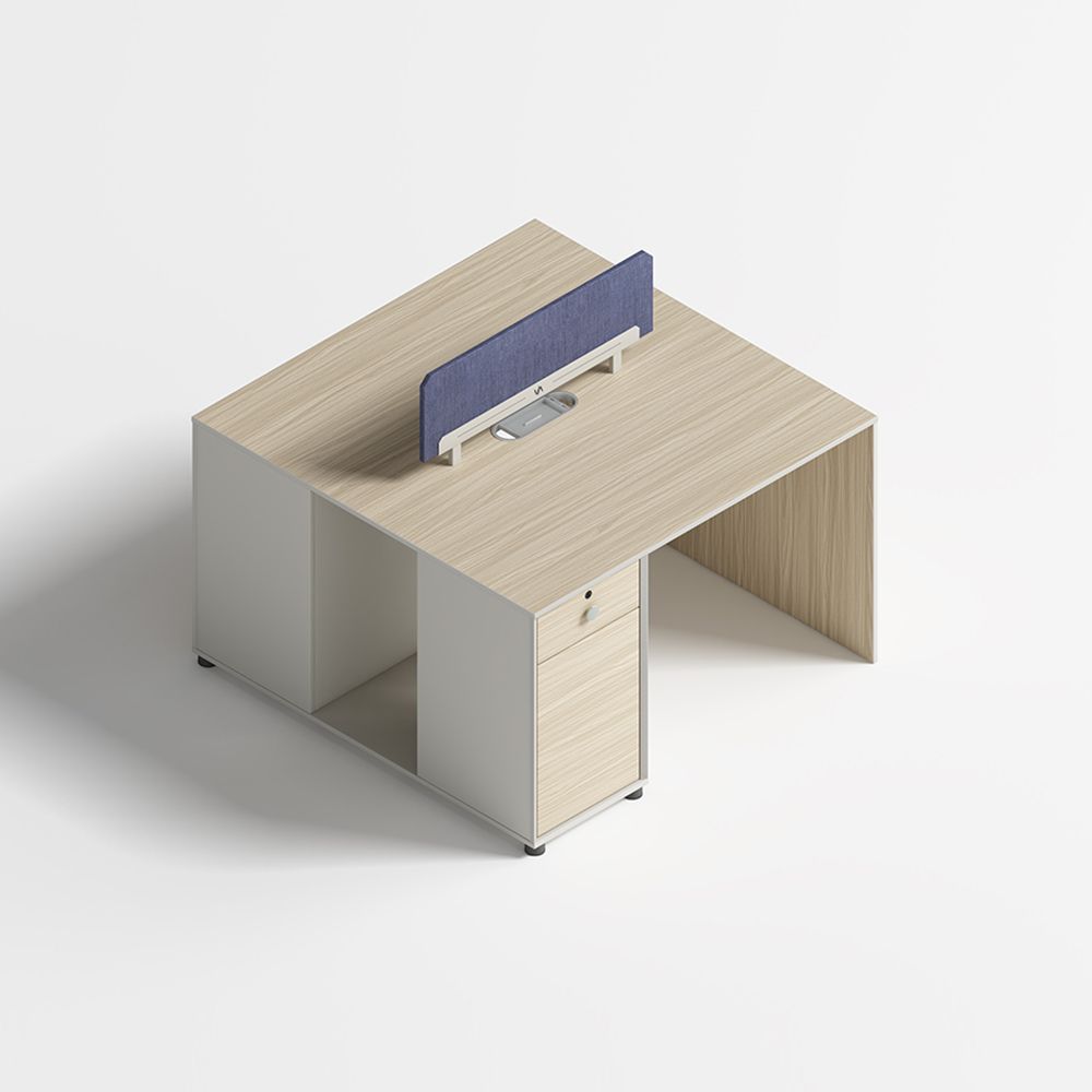 1.2m computer table Staff desk with cabinet