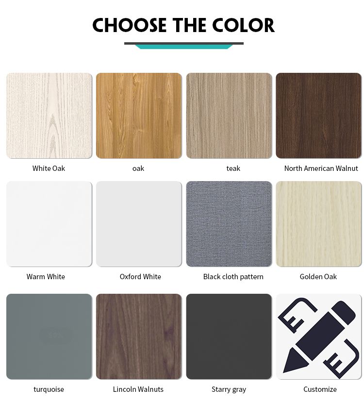 1.2m computer table Staff desk with cabinet