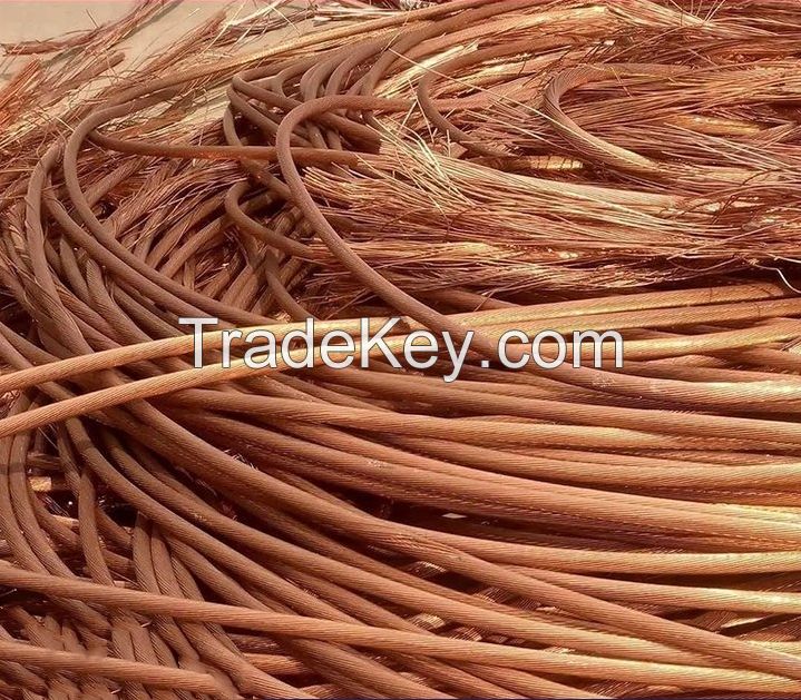 High Purity Copper Wire Scrap 99.9%-99.99% Bright Copper Scrap Cable for Wholesale Price