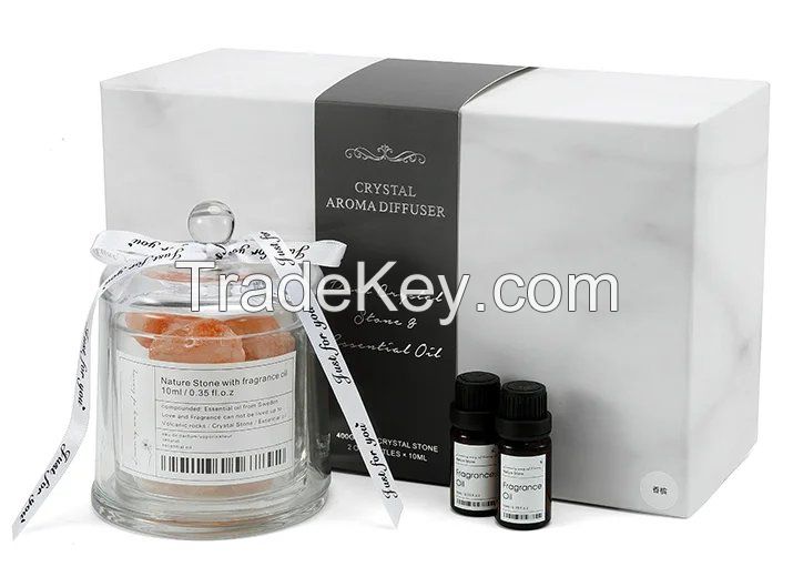 Wholesale crystal stone diffuser aroma stone diffuser set