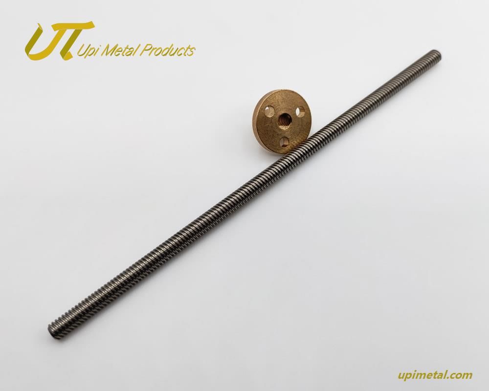 Stainless Steel Threaded Rod for Robots, 3D Printers, and Linear Guides