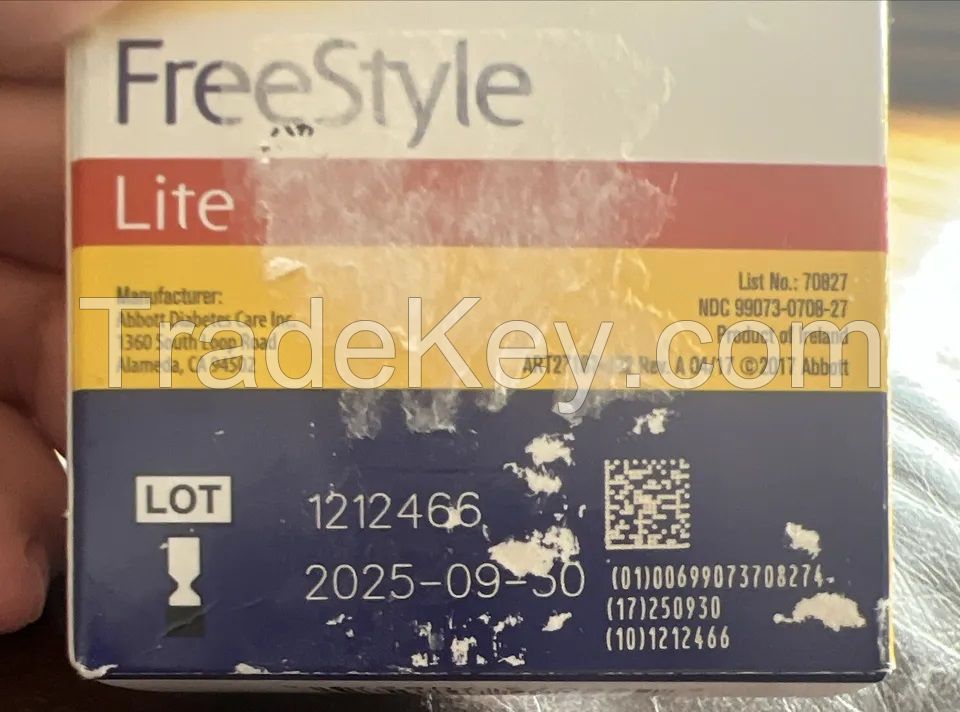 FreeStyle Lite Blood Glucose Test Strips 100ct