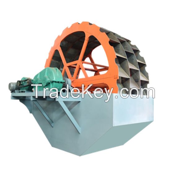 Wheel sand washing machine